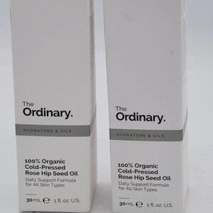 NEW 2 Packs The Ordinary 100% Organic Cold Pressed Rose Hip Seed Oil 30 ml